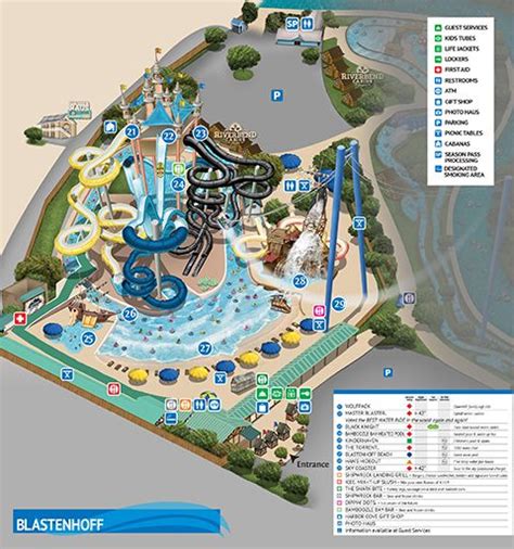 Blastenhoff Park Map - Schlitterbahn Waterark New Braunfels | New ...