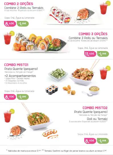 Menu at Hanami Sushi restaurant, Carnaxide, Av. dos Cavaleiros 60