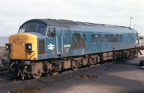 Penzance. No Further To Go - 45 025 British Railways type 4 class 45 ...