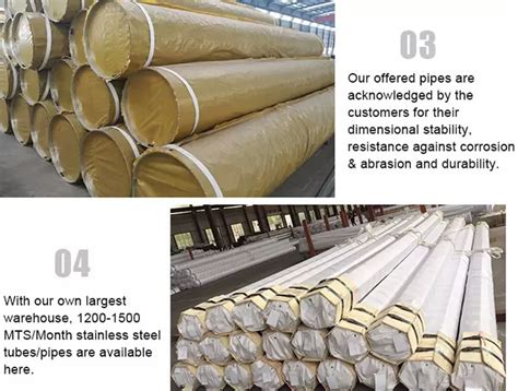 Aisi 316l / 304 Industrial Welded Stainless Steel Pipes / Tubes ...