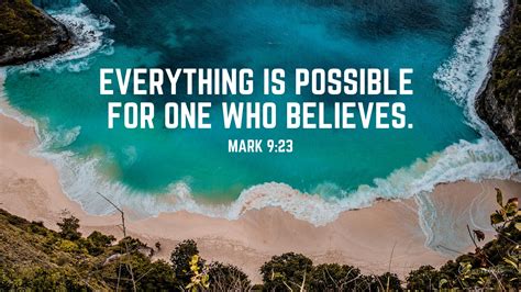 Everything Is Possible For One Who Believes HD Jesus Wallpapers | HD ...