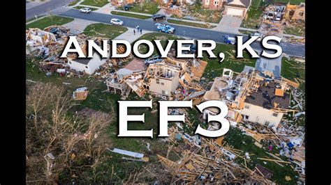 EF3 TORNADO DAMAGE-Andover, Kansas Drone Footage 4K - YouTube