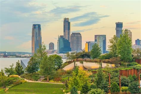 Premium Photo | Cityscape of jersey city skyline from manhattan new ...