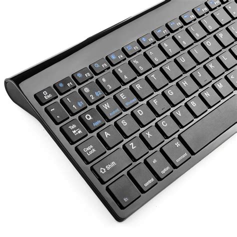 Ultra Thin Silent 104Keys Wireless Bluetooth Keyboard for Tablet Laptop ...