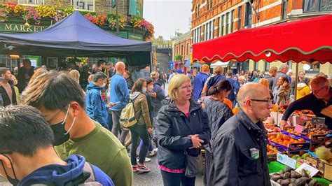 London Street Food | London Borough Market | London Walk - Oct 2021 [4k ...