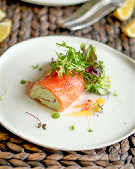 Smoked Salmon and Avocado Roulade - Fast Ed