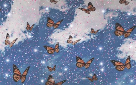 Aesthetic butterflies desktop wallpaper | Rainbow wallpaper iphone ...