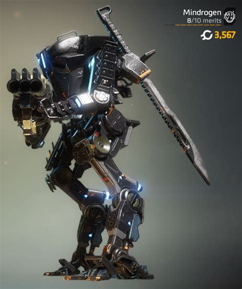 Ronin Prime in Stoic Dark | Titanfall, Armor concept, Robot concept art