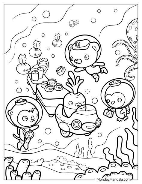 Octonauts Coloring Pages Printable