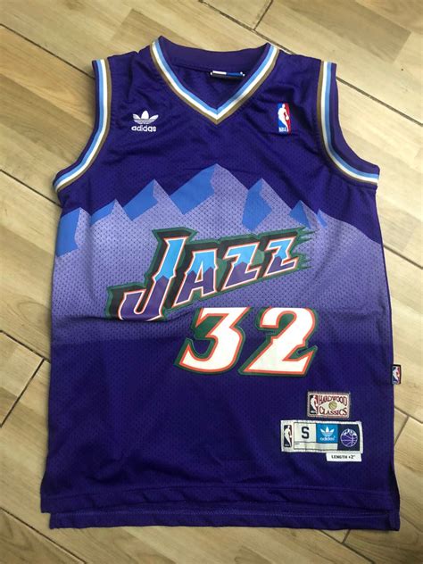 Adidas NBA Swingman Karl Malone Jersey, Men's Fashion, Activewear on ...