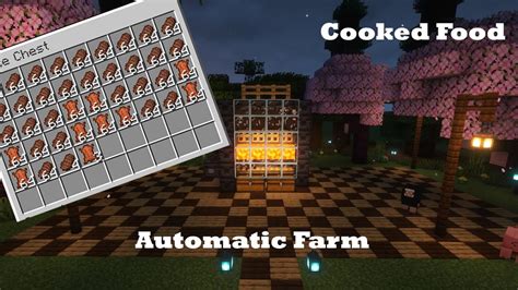 You Need This Automatic Cooked Food Farm |Minecraft 1.20 1.21| - YouTube