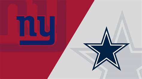 New York Giants vs. Dallas Cowboys Matchup Preview (10/11/20): Betting ...