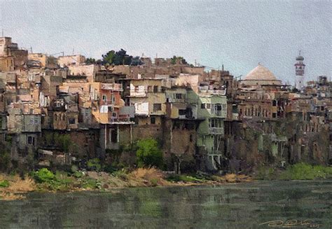 Old City of Mosul Painting by Shahin | Artmajeur