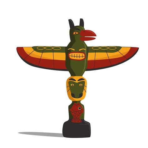 African totem bird images 4863499 Vector Art at Vecteezy