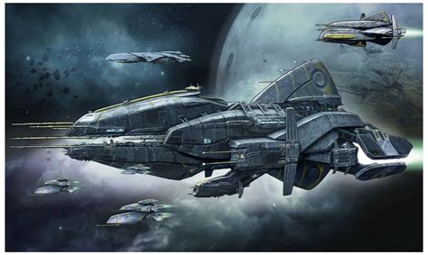 ArtStation - Nexus Spaceship concepts