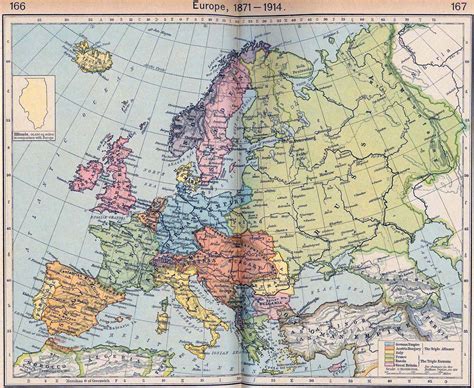 Maps: Map Of Europe 1870