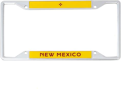 State of New Mexico Flag License Plate Frame For Front Back of Car ...