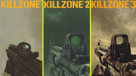 Killzone Weapons Comparison (Killzone vs Killzone 2 vs Killzone 3 vs ...