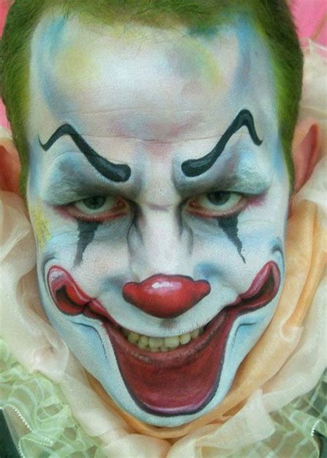 15-Easy-Clown-Halloween-Makeup-Ideas-Looks-2018-5 | Scary clown face ...