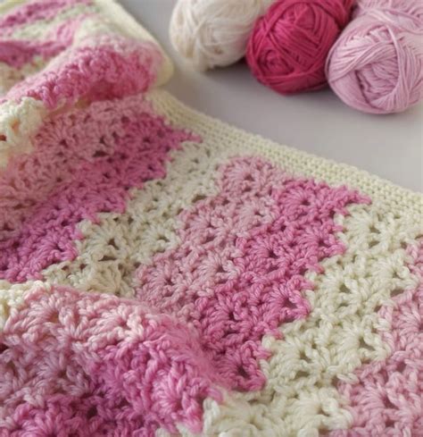 Lacy Shells Crochet Baby Blanket - Annie Design Crochet | Crochet baby ...