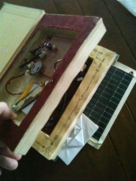 Solar Powered IPhone Charger and Arduino in a Book : 10 Steps ...