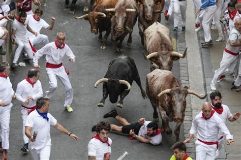 In photos: Running of the bulls at Spain's festival of San Fermin - All ...