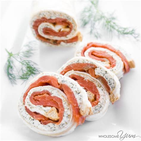 Smoked Salmon Roulade (Low Carb, Gluten-Free) | Wholesome Yum - Natural ...