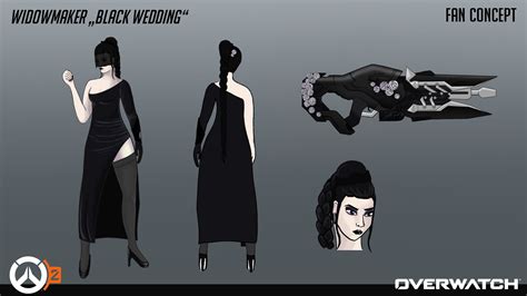 ArtStation - Overwatch 2 Fan Art - Widowmaker "Black Wedding" Skin ...