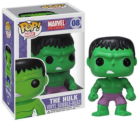 Funko Marvel Universe POP Marvel Hulk Vinyl Bobble Head 08 Purple Pants ...