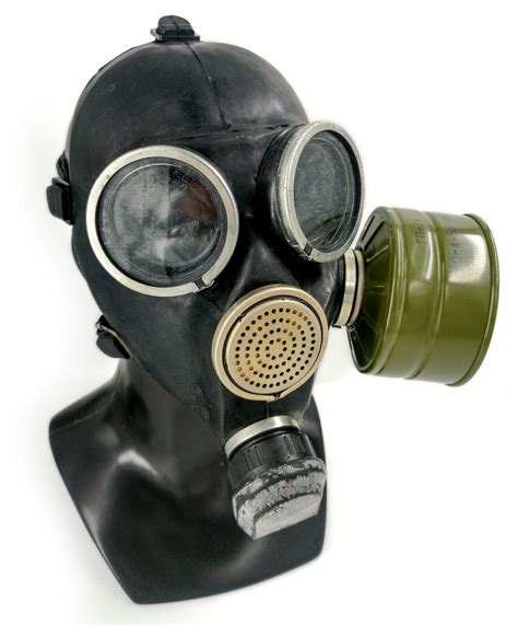 Soviet Russian Gas Mask GP-7. Black Rubber. Without Filter - Etsy Australia