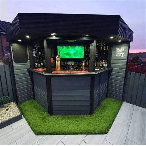 Garden Bar Shed, Outdoor Garden Bar, Outdoor Patio Bar, Outdoor Bars ...