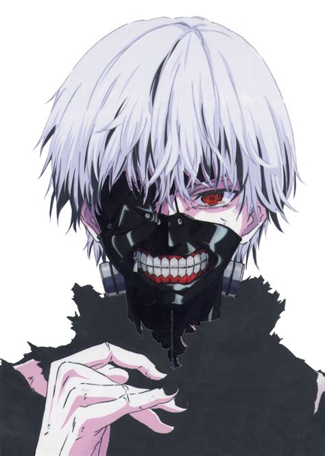 Tokyo Ghoul - Kaneki Ken (white-haired + mask) by suohans on DeviantArt