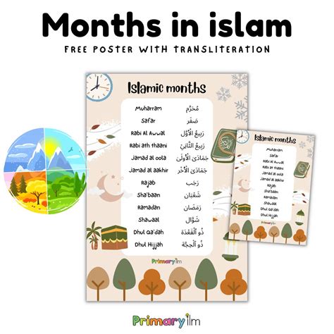 Months in islam - Primary Ilm