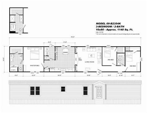 Fleetwood Single Wide Mobile Home Floor Plans - floorplans.click