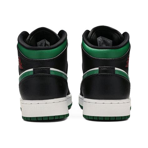 Jordan 1 Mid Green Toe (GS)Jordan 1 Mid Green Toe (GS) - OFour