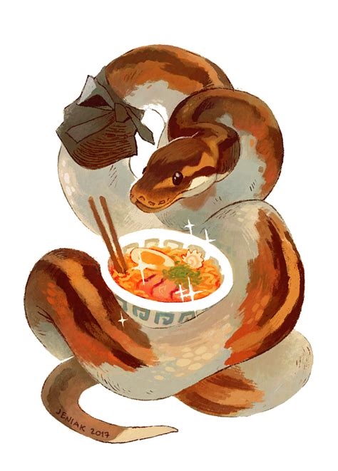 Jeniak draws | Animal art, Snake art, Cute drawings