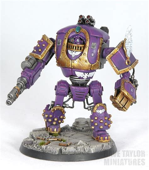 davetaylorminiatures: Dreadnaught Rylanor of the Emperor's Children Legion