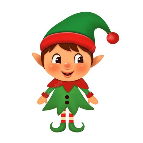 Cute Christmas Elf Clipart Transparent PNG Hd, Christmas Elf Cartoon ...