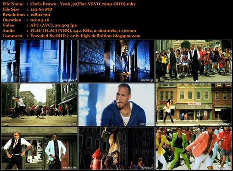 Only High Definition: Chris Brown - Yeah 3x(Flac-VEVO-720p-OHD)