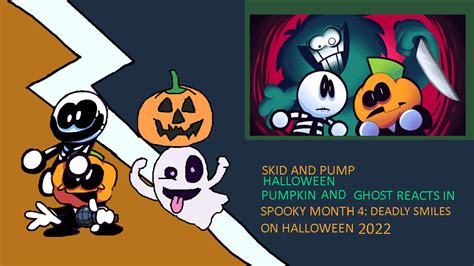 Skid and Pump Halloween Pumpkin and Ghost reacts i by Abbysek on DeviantArt