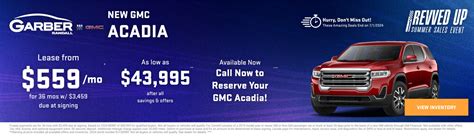 Buick GMC New Vehicle Specials | Garber Rochester