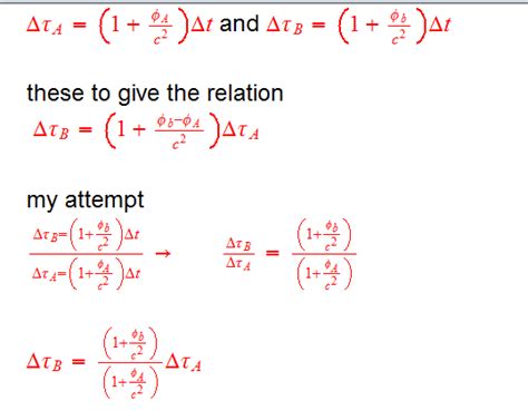 General relativity equation | Physics Forums