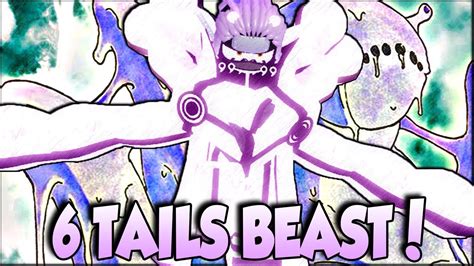 [NEW CODE!] 6 TAILED BEAST SAIKEN CHAKRA MODE FULL TIER SHOWCASE ...