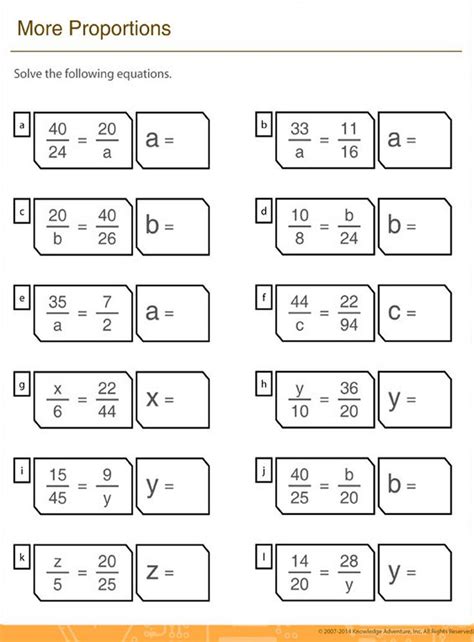 Ratio And Proportion Worksheets Grade 8