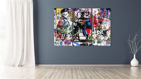 Mr. Brainwash HERO WALL MURAL mr brainwash Street Art mr | Etsy