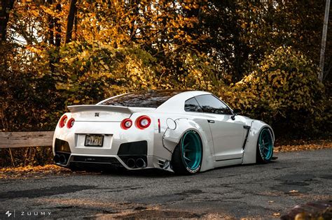 #Nissan #GTR_R35 #Modified #WideBody #Slammed #Stance #JDM | Kafatası ...