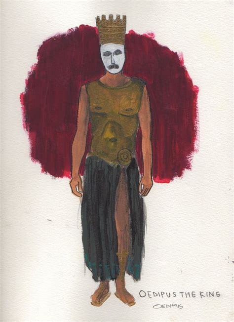 OEDIPUS costume renderings