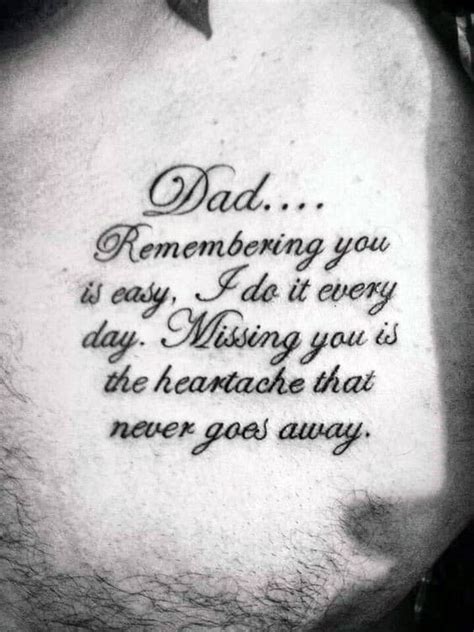 Top 67 Tribute Tattoos for Dad [2021 Inspiration Guide]