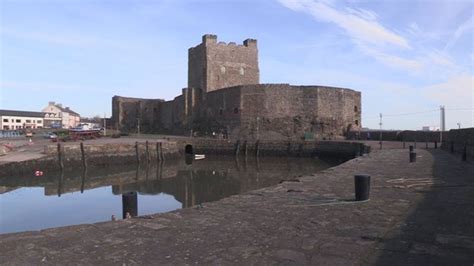 Carrickfergus Castle: History unearthed as dig is extended - BBC News