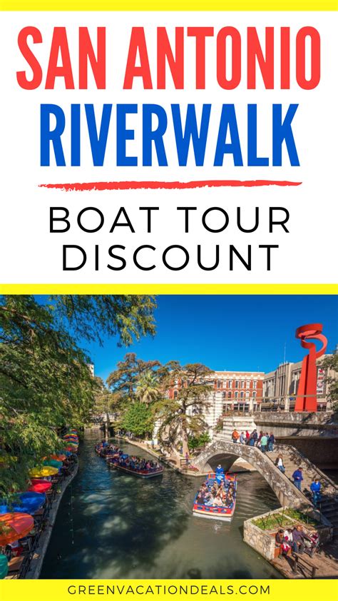 San Antonio Riverwalk Boat Tour Coupons | San antonio riverwalk, Boat ...